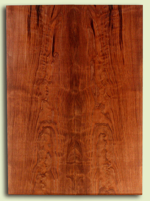 Curly Redwood Drop Top, Highly Figured Old Growth, 2 panels, each 0.27" x 8" x 22.5" S2S