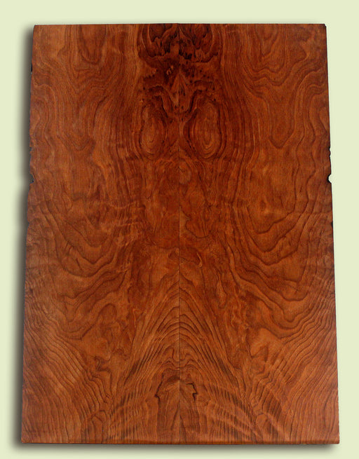 Curly Redwood Drop Top, Old Growth, 2 panels, each 0.25" x 7.75 to 8.75" x 22.75" S2S