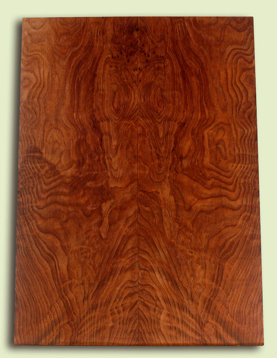 Curly Redwood Drop Top, Old Growth 1890's, 2 panels, each 0.26" x 8.25" x 22.625" S2S