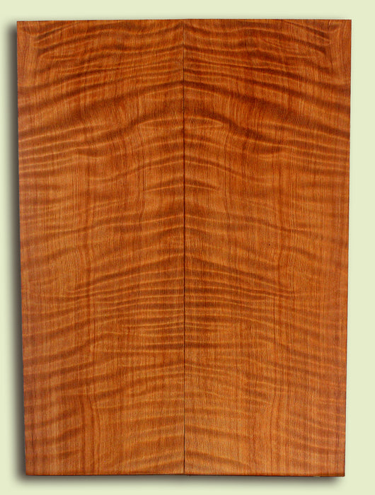Curly Redwood Guitar or Bass Drop Top, Good Figure, 2 panels, each 0.26" x 8" x 22.5" S2S