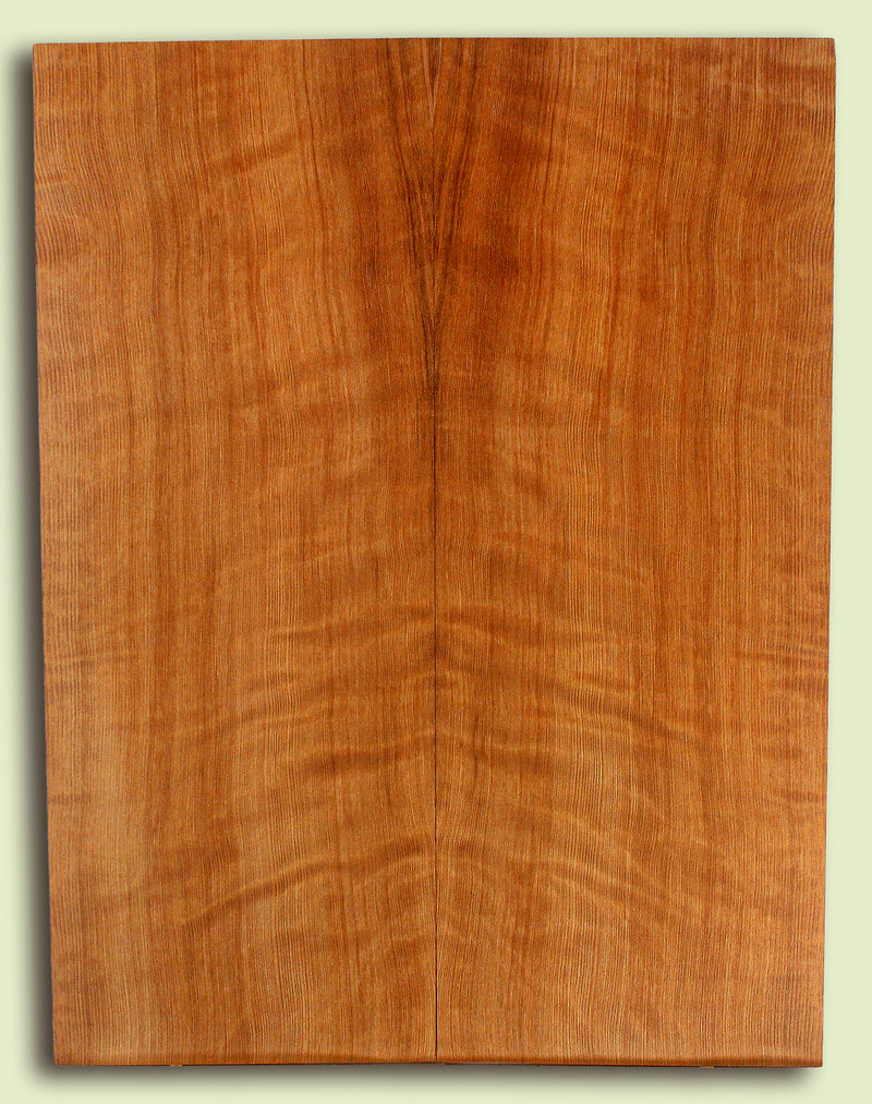 Curly Redwood Soundboard, Old Growth   2 panels, each 0.18" x 9" x 23.625" S2S