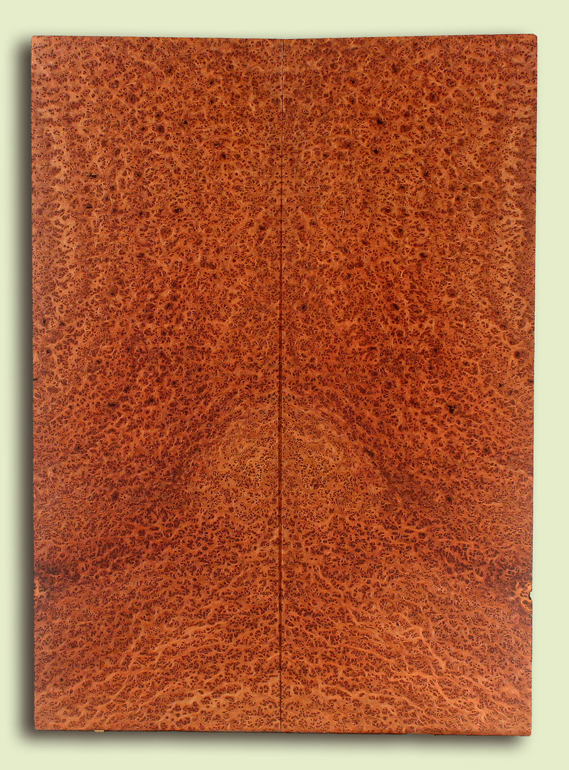 Curly Redwood Droptop, High Figure, Bird's Eye, 2 panels, each 0.18" x 8" x 22.5" S2S