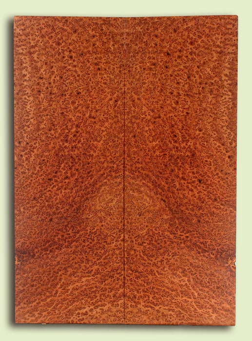 Curly Redwood Droptop, High Figure, Bird's Eye, 2 panels, each 0.18" x 8" x 22.5" S2S