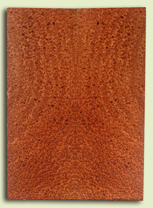 Curly Redwood Droptop, High Figure, Bird's Eye, 2 panels, each 0.18" x 8" x 22.5" S2S