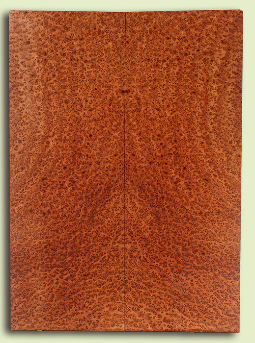 Curly Redwood Droptop, High Figure, Bird's Eye, 2 panels, each 0.18" x 8" x 22.5" S2S