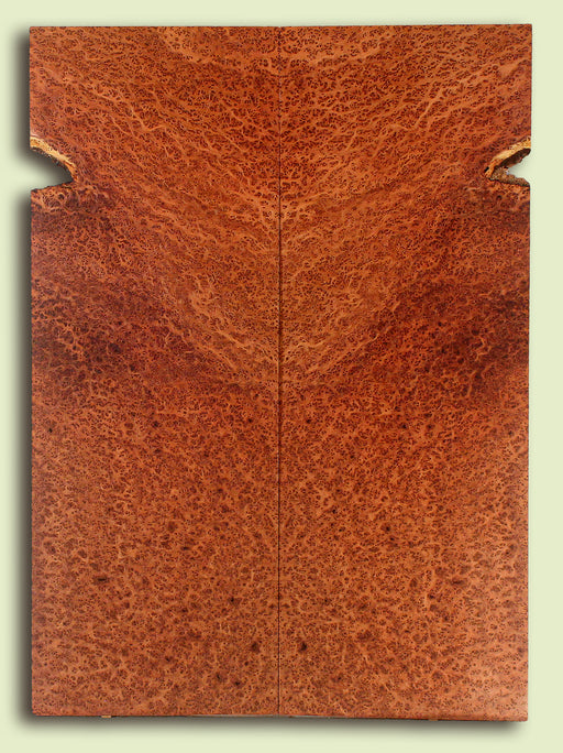 Curly Redwood Droptop, High Figure, Bird's Eye, 2 panels, each 0.18" x 8" x 22.5" S2S