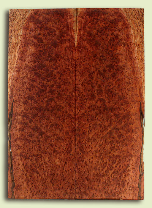 Curly Redwood Drop Top set, Bird's Eye Figure, 1890's, 2 panels, each 0.27" x 8.25" x 23.125" S2S