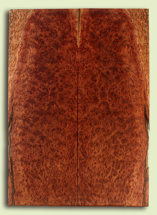 Curly Redwood Drop Top set, Bird's Eye Figure, 1890's, 2 panels, each 0.27" x 8.25" x 23.125" S2S