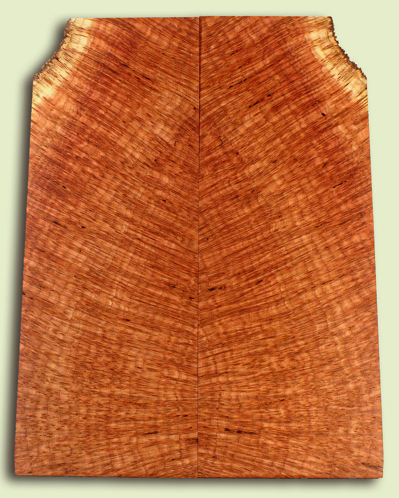 Curly Redwood Guitar Drop Top, Bird's Eye Figure,  2 panels, each 0.26" x 8.5" x 22.25" S2S