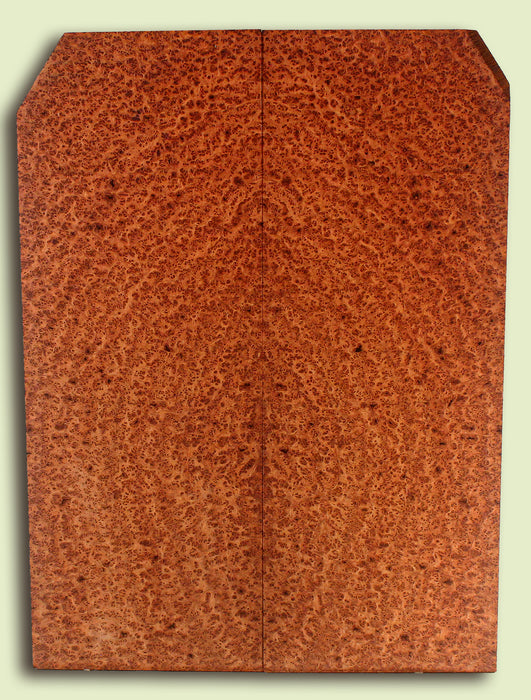Curly Redwood Guitar Drop Top, Bird's Eye Figure, 2 panels, each 0.27" x 8.25" x 22.375" S2S