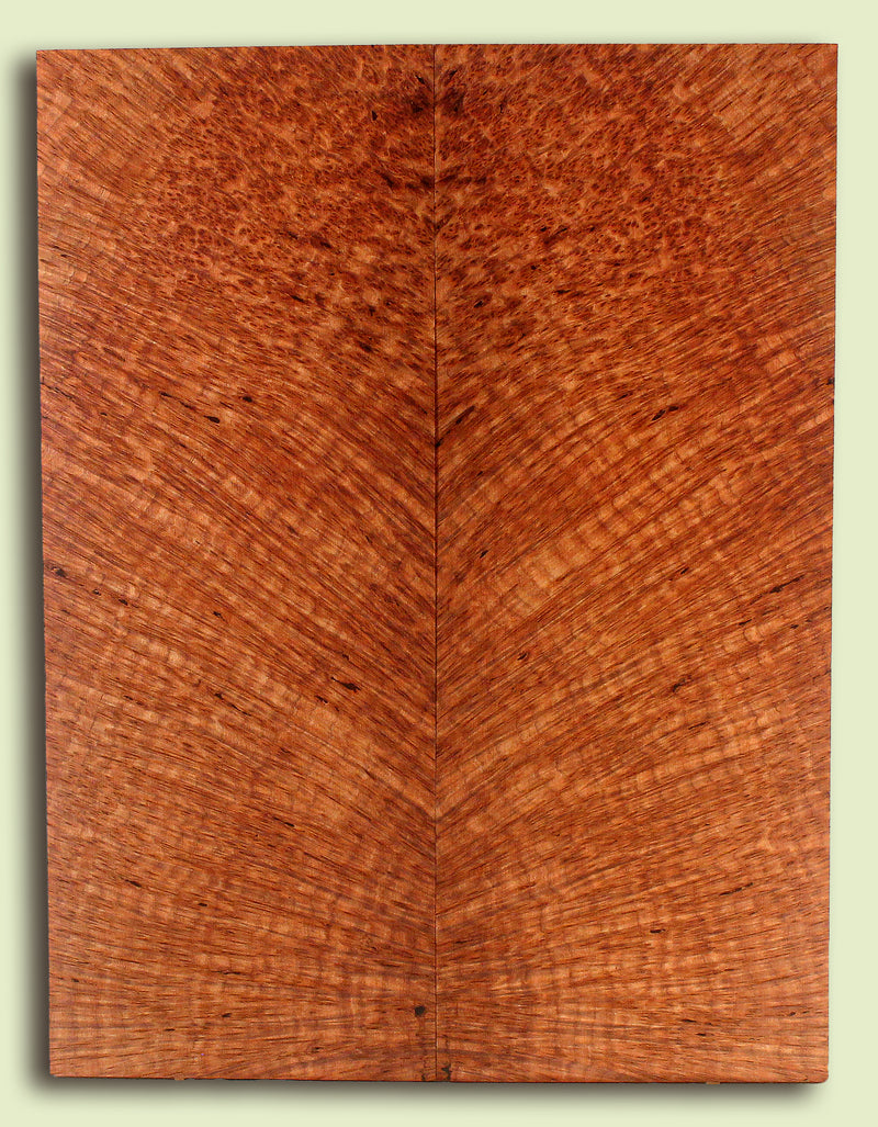 Curly Redwood Guitar or Bass Drop Top, Ribbon Figure,   2 panels, each 0.26" x 8.5" x 22.5" S2S
