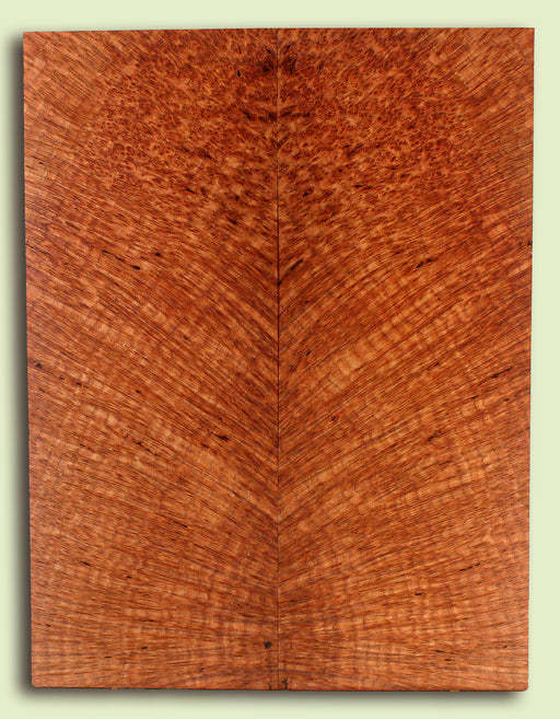Curly Redwood Guitar or Bass Drop Top, Ribbon Figure,   2 panels, each 0.26" x 8.5" x 22.5" S2S