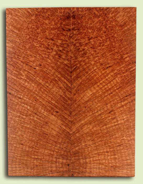 Curly Redwood Guitar or Bass Drop Top, Ribbon Figure,   2 panels, each 0.26" x 8.5" x 22.5" S2S
