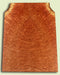 Curly Redwood Guitar Drop Top, Ribbon Figure, 1890's, 2 panels, each 0.27" x 8.5" x 22.25" S2S