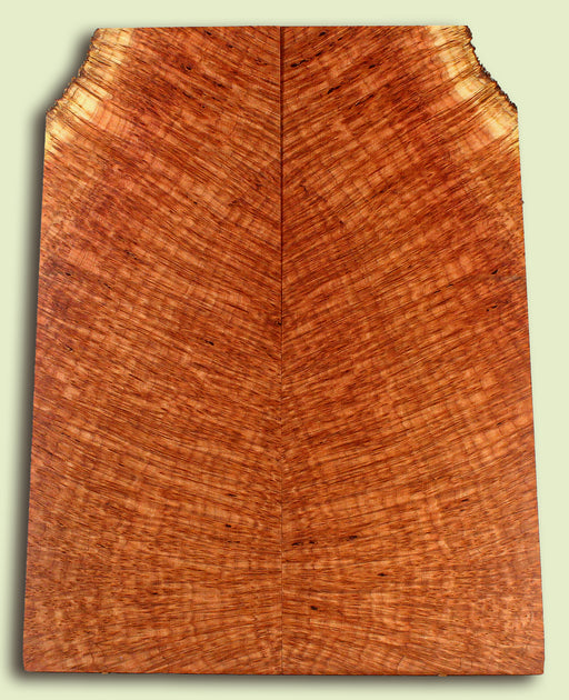 Curly Redwood Guitar Drop Top, Ribbon Figure, 1890's, 2 panels, each 0.27" x 8.5" x 22.25" S2S