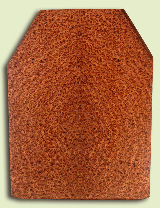 Curly Redwood Guitar Drop Top, Bird's Eye Figure, 2 panels, each 0.26" x 8.25" x 22.25" S2S