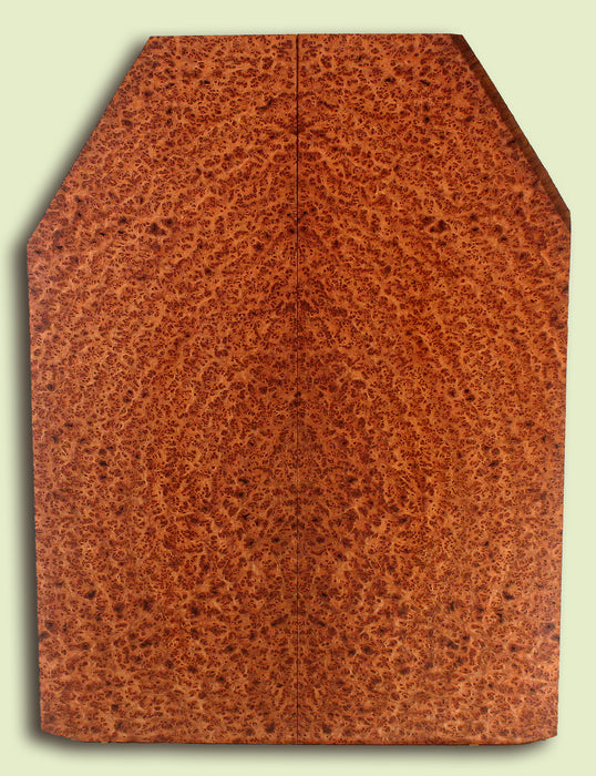 Curly Redwood Guitar Drop Top, Bird's Eye Figure, 2 panels, each 0.26" x 8.25" x 22.25" S2S