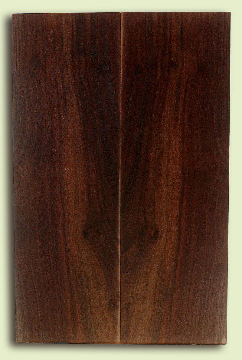 Claro Walnut Guitar Drop Top, Eco Friendly Grove Salvage, 2 panels, each 0.27" x 7.625" x 23.5" S2S