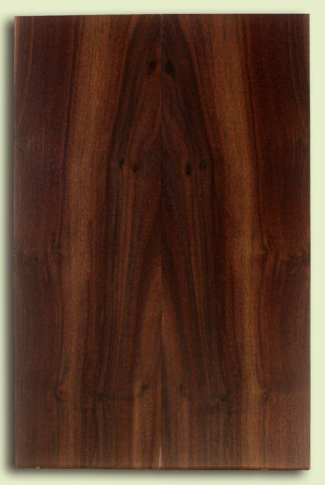 Claro Walnut Guitar Drop Top, Eco Friendly Grove Salvage, 2 panels, each 0.27" x 7.75" x 23.625" S2S