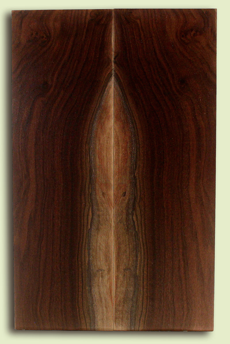 Claro Walnut Guitar Drop Top, Eco Friendly Grove Salvage, 2 panels, each 0.27" x 7.375" x 23.5" S2S