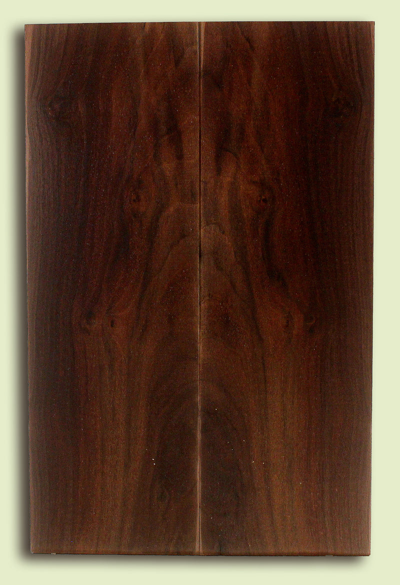 Claro Walnut Guitar Drop Top, Eco Friendly Grove Salvage, 2 panels, each 0.27" x 7.375" x 22.75" S2S