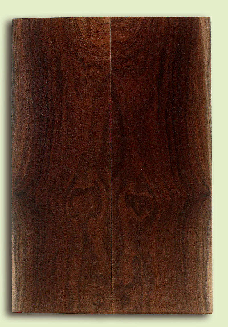 Claro Walnut Guitar Drop Top, Eco Friendly Grove Salvage, 2 panels, each 0.27" x 7.5" x 22.5" S2S