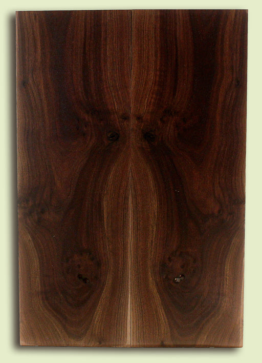 Claro Walnut Guitar Drop Top, Eco Friendly Grove Salvage,  2 panels, each 0.27" x 7.625" x 22.625" S2S