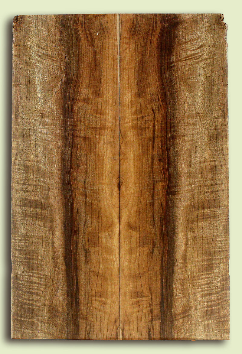 Myrtlewood Solid Body Guitar or Bass Droptop set, 2 panels, each 0.27" x 7.75" x 23.25" S2S