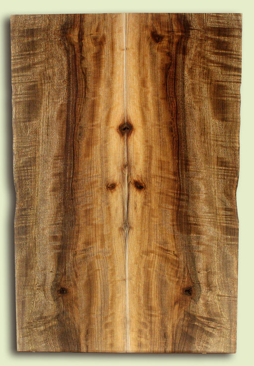 Myrtlewood Solid Body Guitar or Bass Droptop set.  2 panels, each 0.27" x 7.5" x 23.25" S2S