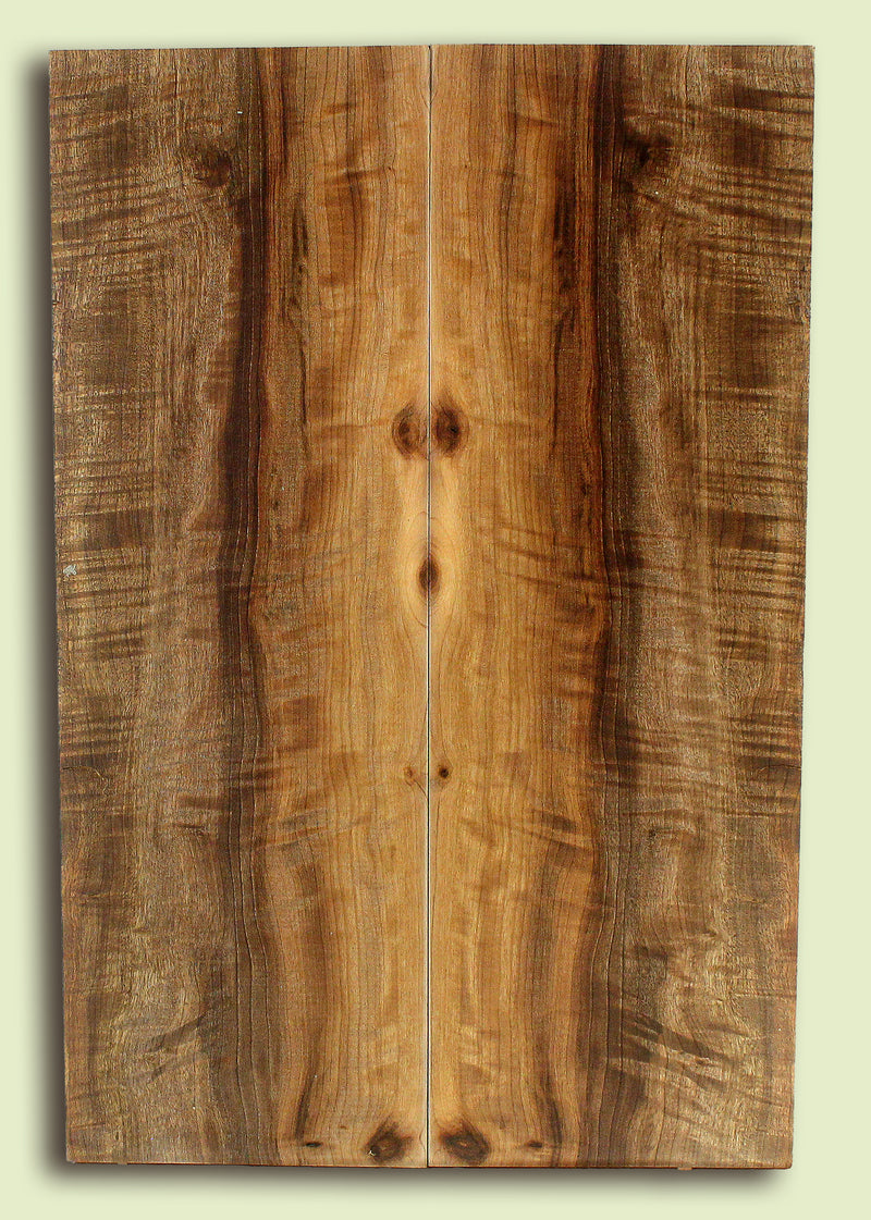 Myrtlewood Solid Body Guitar or Bass Droptop.  2 panels, each 0.27" x 7.75" x 23.25" S2S