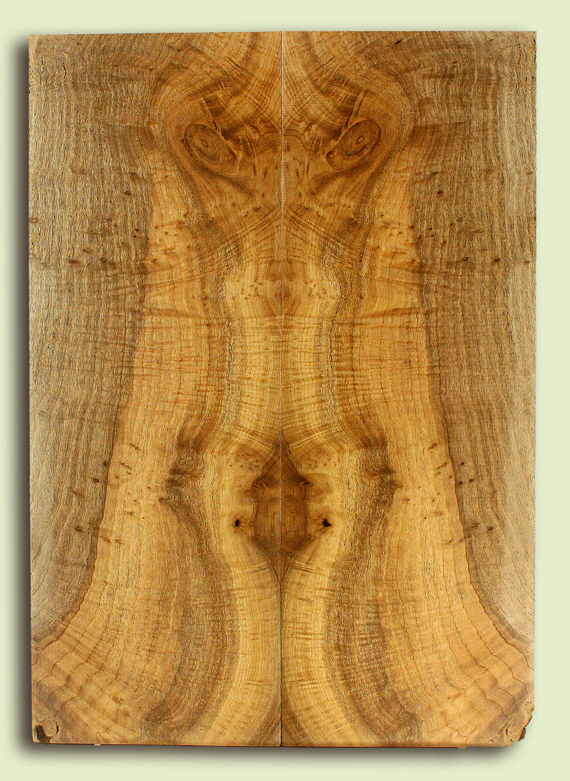 Myrtlewood Solid Body Guitar or Bass Droptop set.  2 panels, each 0.27" x 8" x 23" S2S