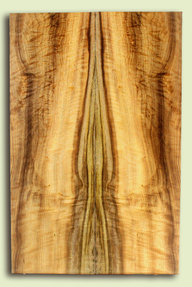 Myrtlewood Solid Body Guitar or Bass Droptop set.  2 panels, each 0.27" x 7.5" x 23.25" S2S