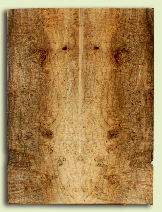 Myrtlewood Solid Body Guitar or Bass Droptop set.  2 panels, each 0.27" x 8.5" x 22.75" S2S