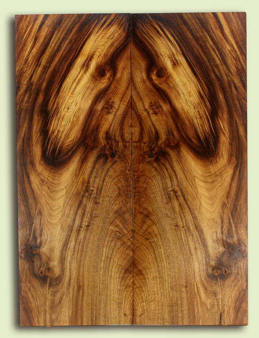 Myrtlewood Guitar Drop Top Good Contrast, 2 panels, each .026" x  8.25" x 22.5"