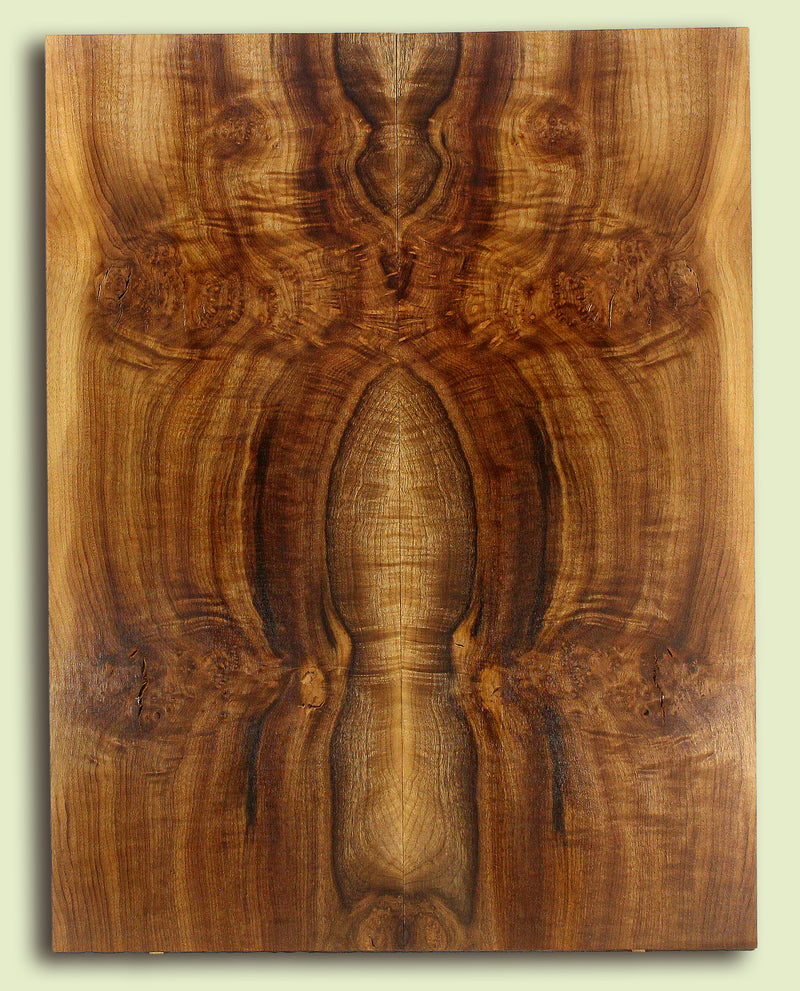 Myrtlewood Guitar Drop Top Nice Figure,  2 panels, each .026" x  9" x 23.5"