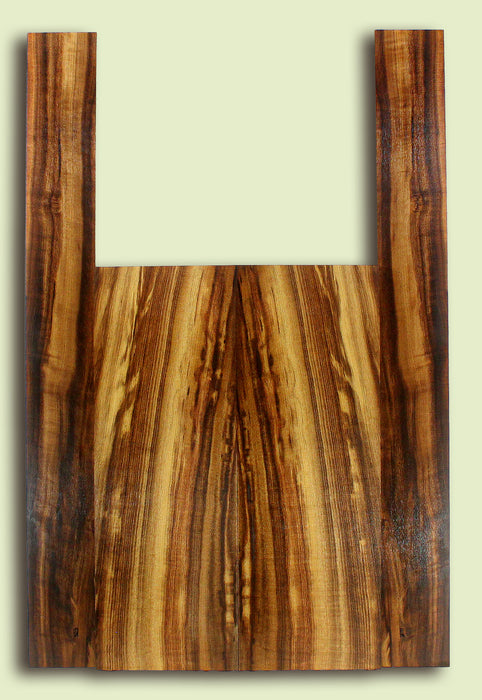 Myrtlewood Archtop Mandolin B&S Set, Light Figure, 2 panels, each 2" x 7" x 20" and 2 sides 2" x 0.18" x 3.5" x 32"