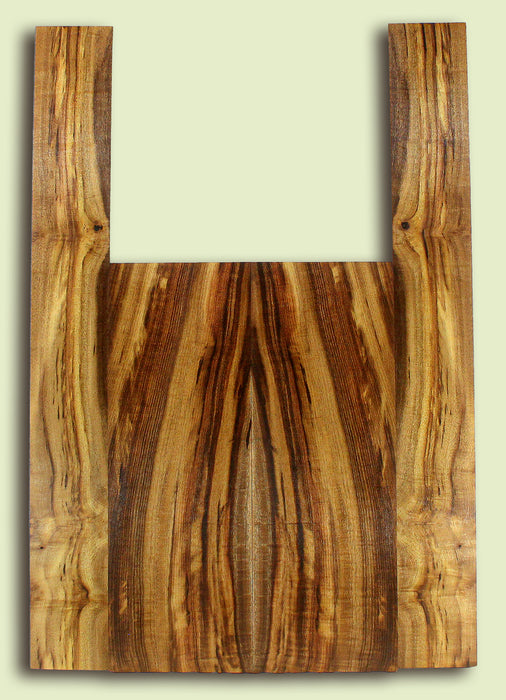 Myrtlewood Archtop Mandolin B&S Set, Light Figure, 2 panels, each 2" x 7" x 20and 2 sides 2" x 0.18" X 3.875" X 32" 