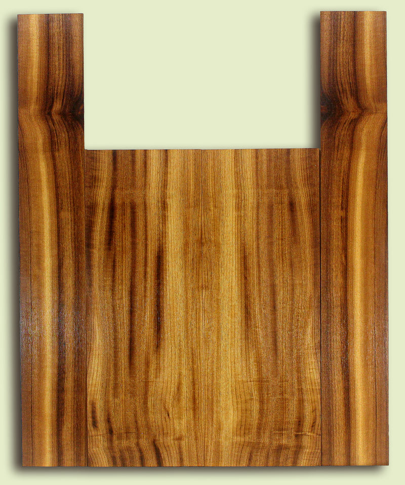 MYUS47518 Myrtlewood Baritone Ukulele Back and Sides, 2 panels, each 0.18" x 5.875" x 16" and 2 sides, each 0.18" x 3.5" x 23"