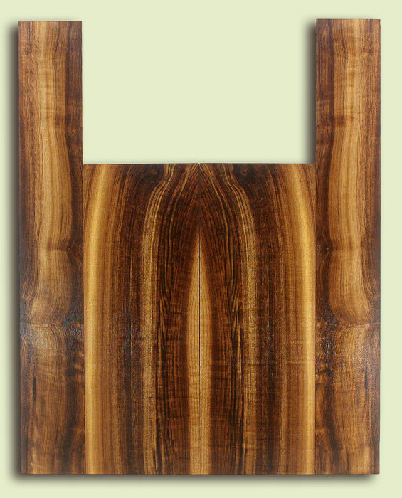 MYUS47522 Myrtlewood Baritone Ukulele Back and Sides, 2 panels, each 0.18" x 6" x 16" and 2 sides, each 0.18" x 3.25" x 23.5" 