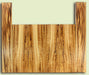 MYUS47538 Myrtlewood Ukulele 6 piece Top, Back, and Sides, Bari,Tiger Stripe, 4 panels, each 0.18" x 5.25" x 16" and 2 sides, each 0.18" x 3.5" x 23.5" 