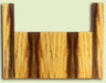 MYUS47539 Myrtlewood Ukulele 6 piece Top, Back, and Sides, Bari, 4 panels, each 0.18" x 6" x 14.5" and 2 sides, each 0.18" x 3.5" x 23"