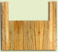 MYUS47548 Myrtlewood Ukulele 6 piece Top, Back, and Sides, Tenor, Old Insect Damage out of Layout, 4 panels, each 0.18" x 5" x 14" and 2 sides, each 0.18" x 3.5" x 23"