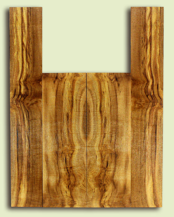 MYUS47555 Myrtlewood Ukulele Back and Sides, Tenor,  2 panels, each 0.18" x 4.625" x 14.25" and 2 sides, each 0.18" x 3.5" x 21"