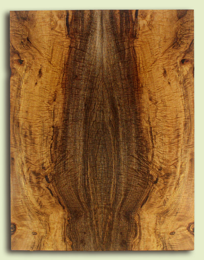 Myrtlewood Guitar Drop Top, Good Figure and Color, 2 panels, each 0.25" x 8.875" x 23" S2S