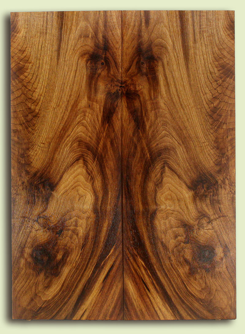 Myrtlewood Guitar Drop Top, Good Color and Contrast, 2 panels, each 0.25" x 8.25" x 22.75" S2S