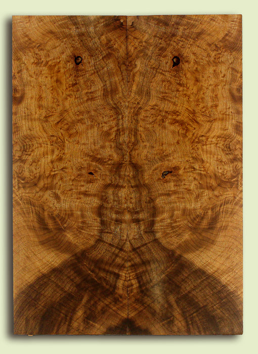 Myrtlewood Guitar Drop Top, Good Figure and Color,  2 panels, each 0.25" x 8.5" x 23.75" S2S