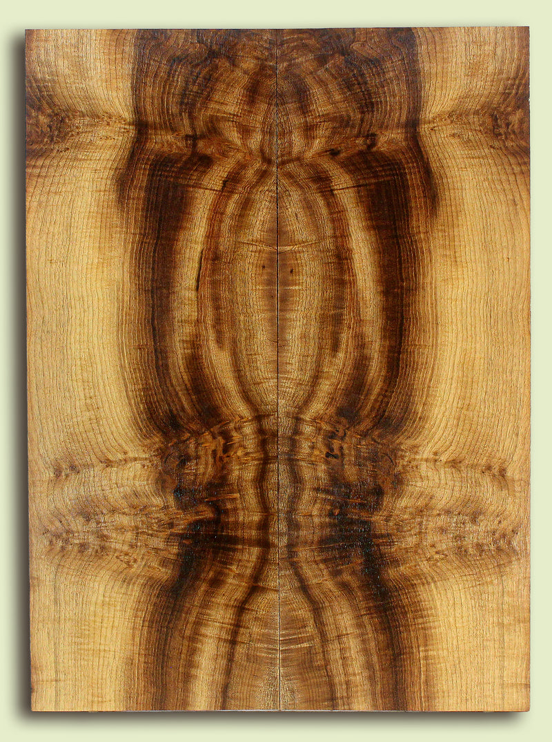 Myrtlewood Guitar Drop Top, Nice Figure and Color,  2 panels, each 0.26" x 8.5" x 23.5"