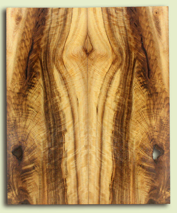 Myrtlewood Guitar Drop Top, Nice Figure and Color, 2 panels, each 0.26" x 9.25" x 22.5"