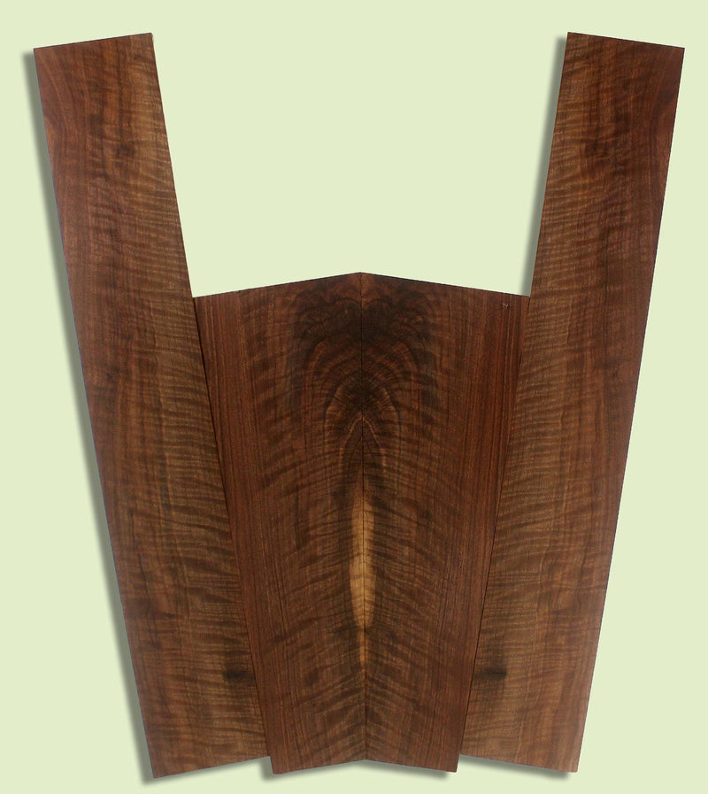 Claro Walnut Guitar B&S, Classical,  2 panels, each 0.18" x 4.5 to 8.25" x 23.5" and 2 sides 0.18" x 5.75" x 35.75" S2S