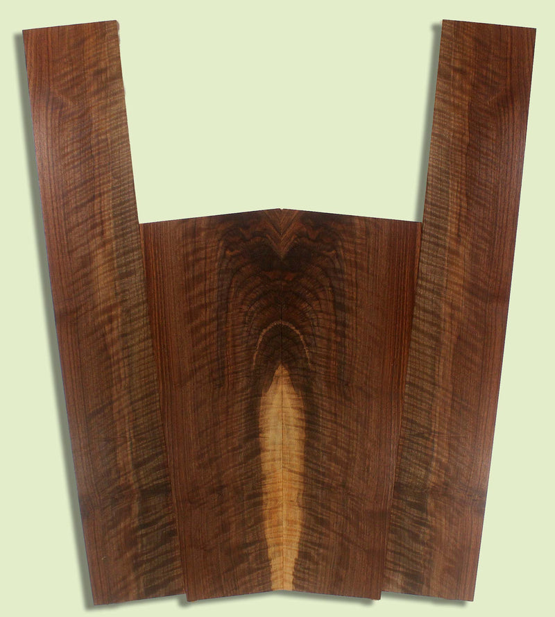 Claro Walnut Guitar B&S, Dreadnought,  2 panels, each 0.18" x 6.25 to 8.75" x 23.5" and 2 sides 0.18" x 5.75" x 35.75" S2S